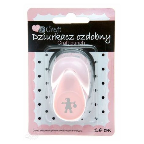 Dziurkacz ozdobny dpCraft 1,6cm Mikołaj